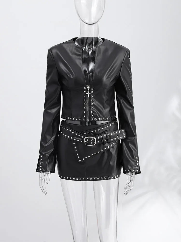 Biker V-Neck Long Sleeve Slim Fit Top – Lightweight Fashion Pullover